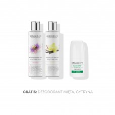 Zestaw Balsam myjący do ciała Marakuja, Wanilia + Dezodorant mięta-cytryna GRATIS