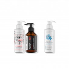 Zestaw Balsamy myjące do mycia i demakijażu twarzy No Problem, Organic man + Aqua Virtualle GRATIS