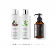 Zestaw balsamy myjące do włosów wzmacniający, pielęgnacyjny + Organic Man GRATIS Zestaw balsamy myjące do włosów wzmacniający, pielęgnacyjny + Organic Man GRATIS