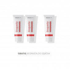 Zestaw Biopasta - Naturalna pasta do zębów, bez fluoru 2+1 GRATIS