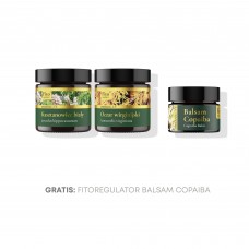 Zestaw Fitoregulator Kasztanowiec biały, Oczar wirginijski + Balsam Copaiba GRATIS Zestaw Fitoregulator Kasztanowiec biały, Oczar wirginijski + Balsam Copaiba GRATIS