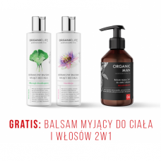 Zestaw Balsamy myjące Miłorząb, Marakuja + Balsam myjący do ciała i włosów 2w1 GRATIS