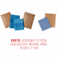 Zestaw Organic Home Czyścik ekologiczny 46X40, 35X32 + Kuchenny czyścik 18X21 GRATIS