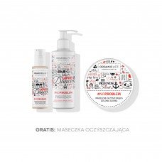 Zestaw przeciwtrądzikowy: Balsam myjący do twarzy, Serum + Maseczka z zieloną glinką GRATIS Zestaw przeciwtrądzikowy: Balsam myjący do twarzy, Serum + Maseczka z zieloną glinką GRATIS