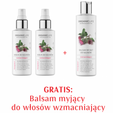 Zestaw 2xSerum wzmacniające porost włosów + Balsam myjący GRATIS