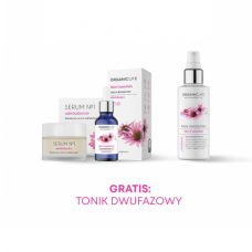 Zestaw Odmładzający - Serum nr 1, Serum w płynie + Tonik dwufazowy Gratis