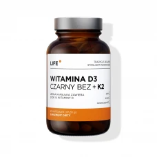 Witamina D3 + K2 - Czarny bez - Kompleksowe wsparcie odporności Witamina D3 + K2 - Czarny bez - Kompleksowe wsparcie odporności